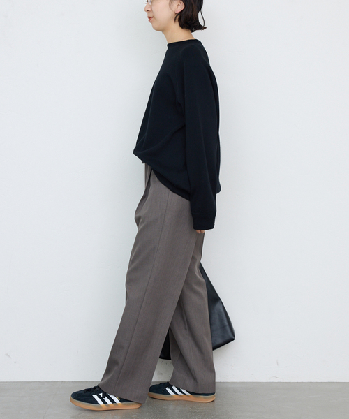 【SLOBE IENA】スムースオーバーニット SLOBE IENA ニット セーター 「追加」スムースオーバーニット