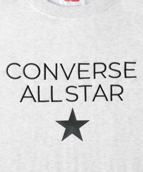 CONVERSE（コンバース）の「CONVERSE(コンバース)裏起毛ラウンドスウェット（スウェット・レディース・サックスブルー/ネイビー/キナリ・M/L/XL/S）」の9枚目の写真