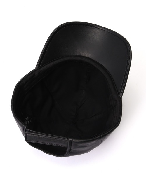 帽子 Schott LEATHER B.B CAP Schott/ショット/LEATHER B.B CAP/レザー ベースボールキャップ