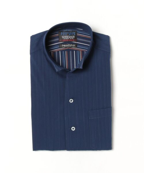 リバーシブルドビー スタンドカラーシャツ（シャツ/ブラウス）｜NICOLE CLUB FOR MEN（ニコルクラブフォーメン）