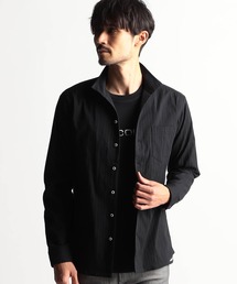NICOLE CLUB FOR MEN | リバーシブルドビー スタンドカラーシャツ(シャツ/ブラウス)