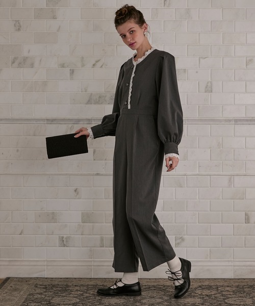 美品✨マチャット オールインワン ボリュームスリーブ 比翼 黒 フォーマル 人気沸騰中オンラインセレクトブランド 【machatt/マチャット