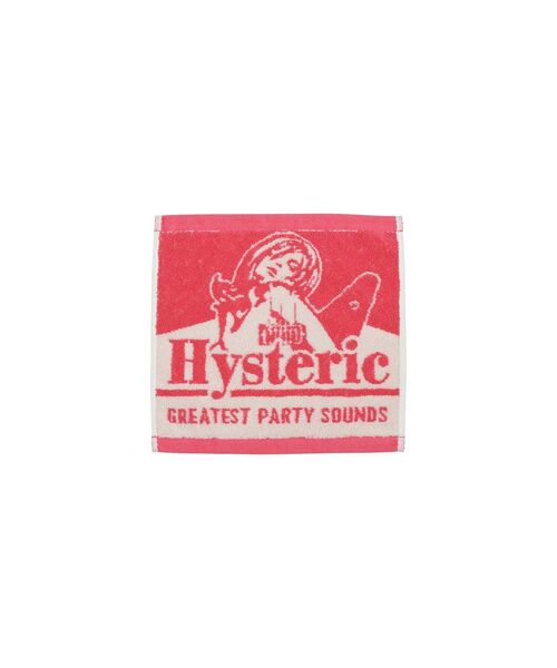 HYSTERIC GLAMOUR（ヒステリックグラマー）の「GUITAR GIRL タオルハンカチ（ハンカチ/ハンドタオル・メンズ・グリーン/ピンク/ブラック・FREE）」の2枚目の写真
