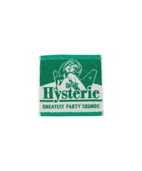 HYSTERIC GLAMOUR（ヒステリックグラマー）の「GUITAR GIRL タオルハンカチ（ハンカチ/ハンドタオル・メンズ・グリーン/ピンク/ブラック・FREE）」の3枚目の写真