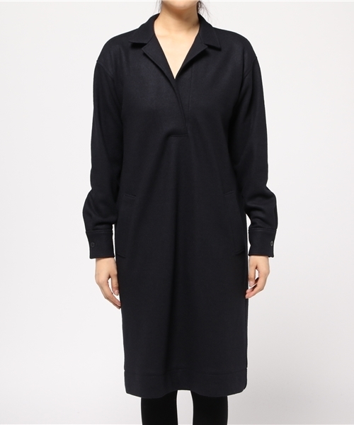 Whim Gazette（ウィムガゼット）の「圧縮天竺衿付ワンピース