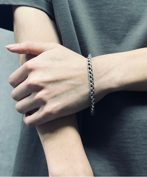 セール】【B-925 SILVER】925ブレスレット b925-b408-22g