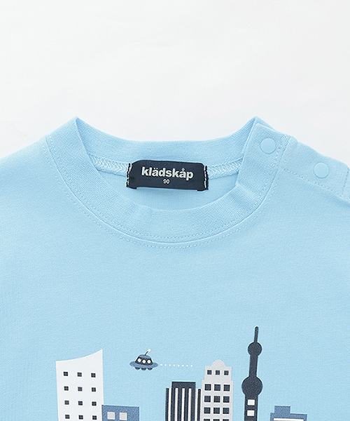 kladskap（クレードスコープ）の「【プラレール】長袖Tシャツ（Tシャツ/カットソー・キッズ・ライトブルー/サーモンピンク・90cm/110cm/100cm/120cm）」の4枚目の写真