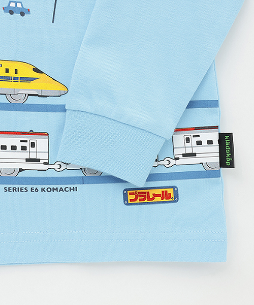 kladskap（クレードスコープ）の「【プラレール】長袖Tシャツ（Tシャツ/カットソー・キッズ・ライトブルー/サーモンピンク・90cm/110cm/100cm/120cm）」の6枚目の写真