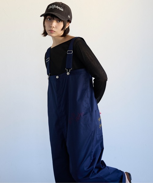 SOTT（ソット）の「Embroidered Overalls 刺繍オーバーオール