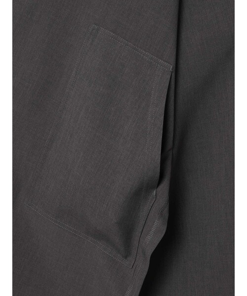 mizuiro ind ノーカラーハーフスリーブコート（その他アウター  