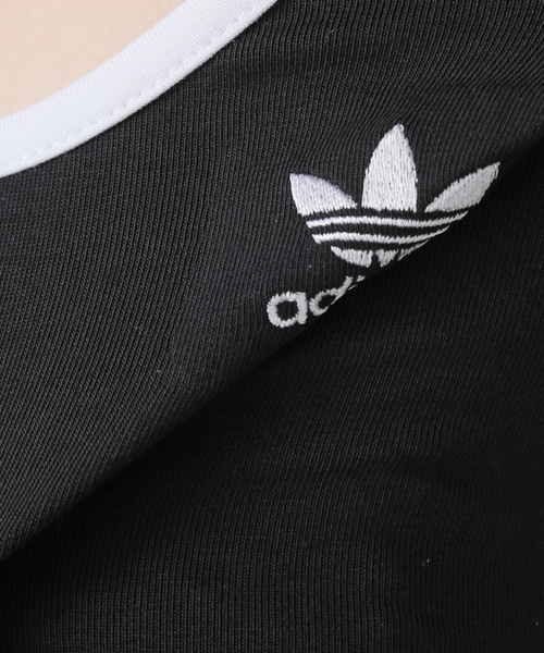 JOINT WORKS（ジョイントワークス）の「ADIDAS / アディダス 3S LS CROP（Tシャツ/カットソー・レディース・ブラック/ホワイト・SMALL）」の6枚目の写真
