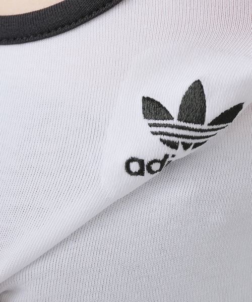 JOINT WORKS（ジョイントワークス）の「ADIDAS / アディダス 3S LS CROP（Tシャツ/カットソー・レディース・ブラック/ホワイト・SMALL）」の7枚目の写真