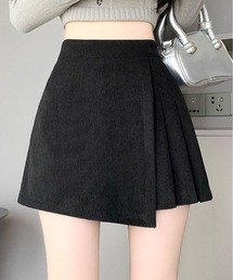 スカート（ブラック/黒色系・コーデュロイ）ファッション通販