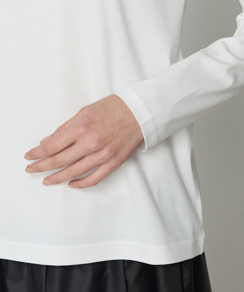 COMME CA（コムサ）の「アルビ二スタスムース プルオーバー（Tシャツ/カットソー・レディース・ブラック/ライトグレー/ホワイト・9号/11号）」の11枚目の写真