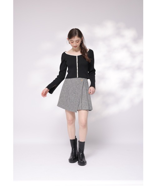 Rirandture（リランドチュール）の「バックシャンクロップドニット