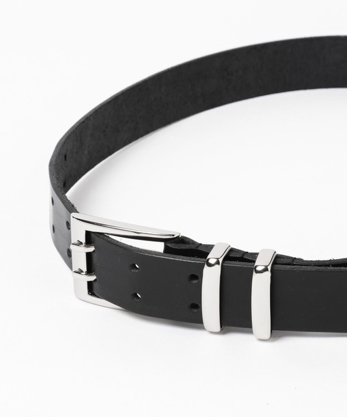 HARE（ハレ）の「【MADE IN JAPAN】スクエアバックルピンダブルベルト(HARE)（ベルト・メンズ・ブラック・FREE）」の7枚目の写真