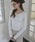 GIUNONiWEmj́ueyelet frill rib tops / ACbgtugbvXiTVc/Jbg\[jvbzCg