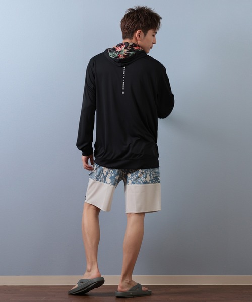 BILLABONG（ビラボン）の「BILLABONG/ビラボン ラッシュガード ジップパーカー UVケア BF01A-852（ラッシュガード・メンズ・ホワイト/ブラック・XL/L/M/S）」の18枚目の写真