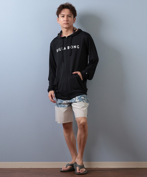 BILLABONG（ビラボン）の「BILLABONG/ビラボン ラッシュガード ジップパーカー UVケア BF01A-852（ラッシュガード・メンズ・ホワイト/ブラック・XL/L/M/S）」の14枚目の写真