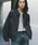 WYM LIDNMiEB oC hj́uC/N SHORT CURVED SEAM BLOUSONiu]jvb`R[O[