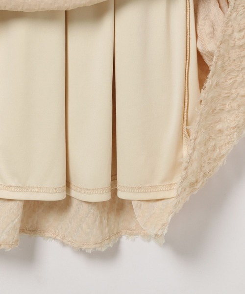 Heather（ヘザー）の「ジャガードフリルキャミワンピース　326090（ワンピース・レディース・ベージュ/ブラック/アイボリー・FREE）」の11枚目の写真