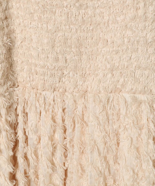 Heather（ヘザー）の「ジャガードフリルキャミワンピース　326090（ワンピース・レディース・ベージュ/ブラック/アイボリー・FREE）」の12枚目の写真