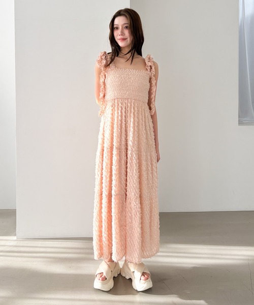 belearmimi ベリアミミ ジャガードプリーツ ワンピース AMBIDEX Store 〇mizutama ジャカード プリーツワンピース(F