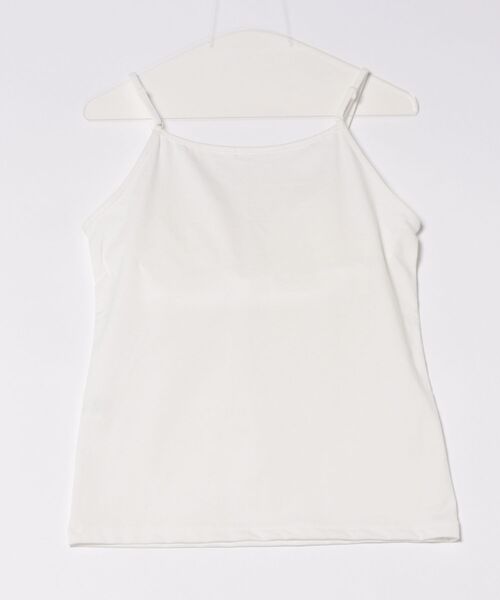 Honeys（ハニーズ）の「【ＵＶカット・吸水速乾】カップ付キャミソール（キャミソール・レディース・オフホワイト/イエロー系その他/ブラック/ミント/グレイッシュベージュ・L/LL/M/S）」の7枚目の写真