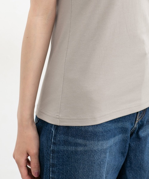 Honeys（ハニーズ）の「【ＵＶカット・吸水速乾】カップ付キャミソール（キャミソール・レディース・オフホワイト/イエロー系その他/ブラック/ミント/グレイッシュベージュ・L/LL/M/S）」の11枚目の写真