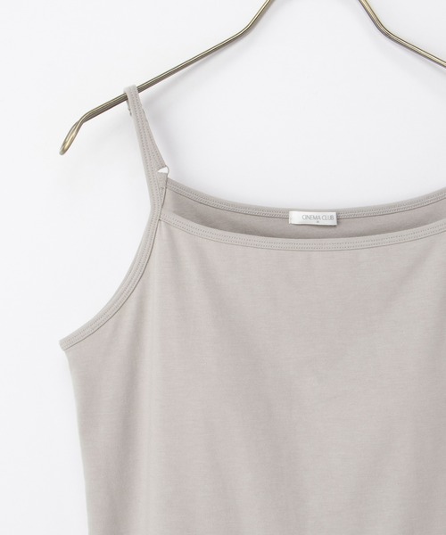 Honeys（ハニーズ）の「【ＵＶカット・吸水速乾】カップ付キャミソール（キャミソール・レディース・オフホワイト/イエロー系その他/ブラック/ミント/グレイッシュベージュ・L/LL/M/S）」の6枚目の写真