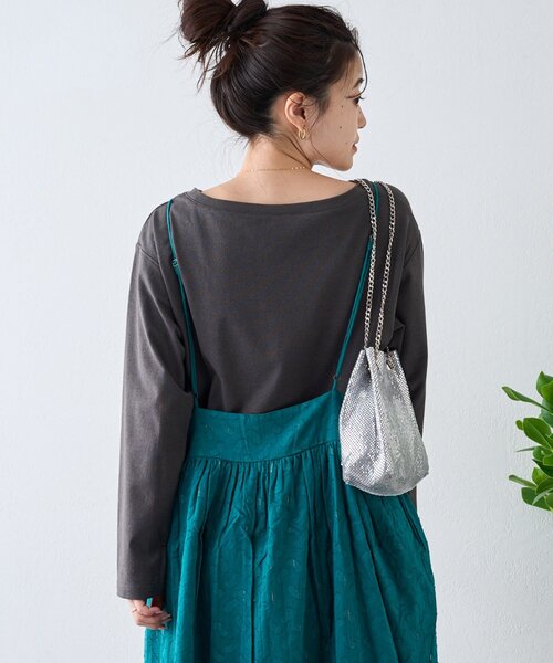 CIAOPANIC TYPY（チャオパニックティピー）の「【India】きらきらビーンズエプロンキャミワンピース（ワンピース・レディース・キャメル/グリーン/ブラック・ONE SIZE）」の20枚目の写真