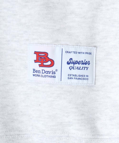 BEN DAVIS(ベンデイビス)の「BEN DAVIS/ベンデイビス ビックシルエット エンボスロゴ クルーネック スウェットトレーナー レディース メンズ(スウェット・メンズ・アッシュグレー/ネイビー/ブラック・L/M/LL)」の21枚目の写真