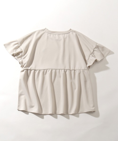U.S. POLO ASSN.(ユーエスポロアッスン)の「【U.S. POLO ASSN./ユーエスポロアッスン】スムース ギャザープルオーバー(Tシャツ/カットソー・レディース・ネイビー/エメラルド/アイボリー・M/LL/L)」の21枚目の写真