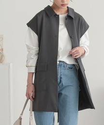 新品未使用　セレクトショップ購入　ベルト付き　グレー　ジレ UNITED TOKYO ベスト ジレ 2way Belted Bustier｜ウォッシャブル