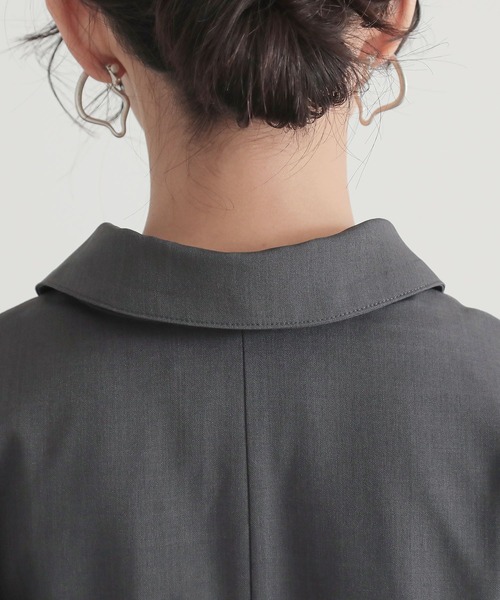 n'OrLABEL(ノアールレーベル)の「『ベルト付きジレ』(ベスト・レディース・グレイッシュベージュ/チャコール・2/1)」の17枚目の写真