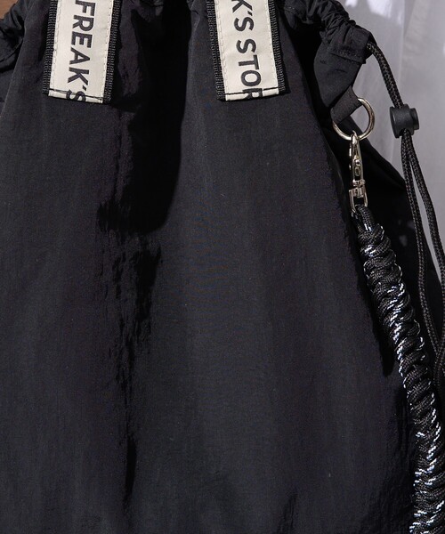 FREAK'S STORE（フリークスストア）の「限定展開　FREAK'S STORE テープ 巾着 バッグ（ハンドバッグ・レディース・ベージュ/ブラック/オリーブ・ONE SIZE）」の16枚目の写真