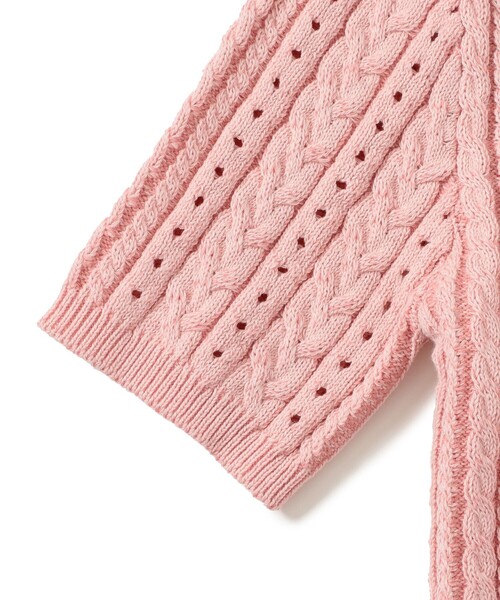 Ray BEAMS（レイビームス）の「ケーブル クルーネック ニット（ニット/セーター・レディース・ライトブルー/ピンク/オフホワイト・ONE SIZE）」の22枚目の写真