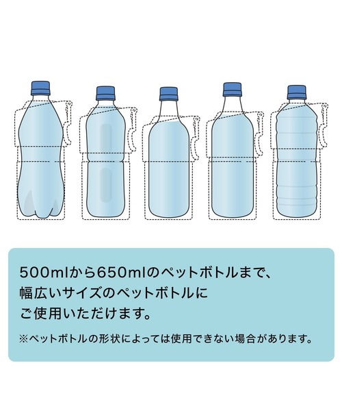 LAKOLE（ラコレ）の「＜累計販売40万本!!＞【保冷保温】ペットボトルホルダーZ5S /286293（水筒・レディース・ライトブルー/アイボリー/ライトグリーン/オレンジ/グレー/ブラック/イエロー・FREE）」の17枚目の写真