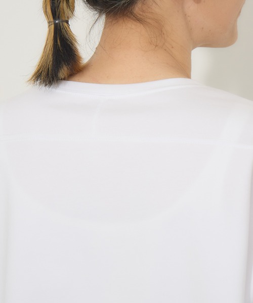 Paradise Picnic（パラダイスピクニック）の「Dignite Collier ワイドフォトT（Tシャツ/カットソー・レディース・ホワイト/チャコールグレー・FREE）」の17枚目の写真