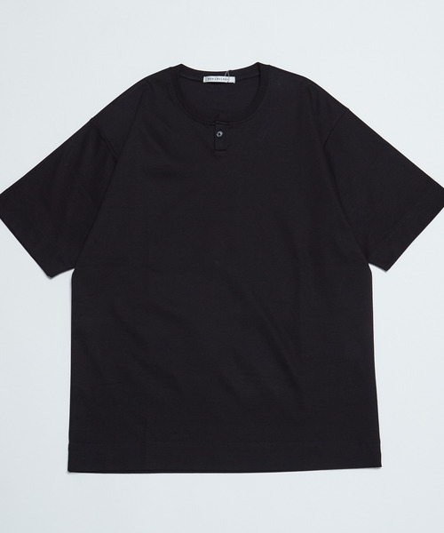 MEN'S MELROSE(メンズメルローズ)の「マーセライズポンチ1BTヘンリーネックハーフスリーブ(Tシャツ/カットソー・メンズ・ベージュ/ホワイト/ブラック・2/3/4)」の22枚目の写真