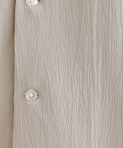 tk.TAKEO KIKUCHI（ティーケータケオキクチ）の「◆楊柳オープンカラーシャツ（シャツ/ブラウス・メンズ・ライトグレー/ブラック/ダークブラウン/ブルー・02/03/04）」の12枚目の写真