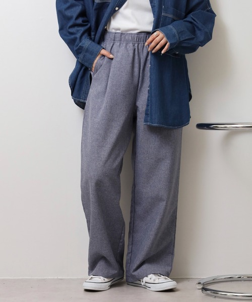 FUNALIVE(ファンアライブ)の「トロピカルオックス ワイドパンツ(その他パンツ・メンズ・チャコールグレー/ブラック/ライトインディゴブルー・LL/L/M)」の14枚目の写真
