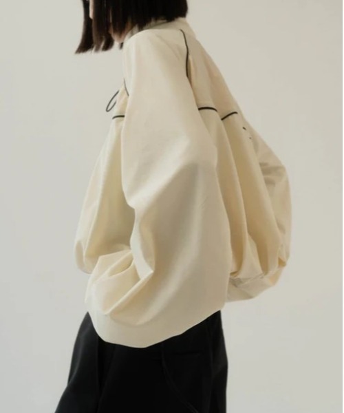 Knuth Marf balloon sleeve nylon jacket 【公式通販】