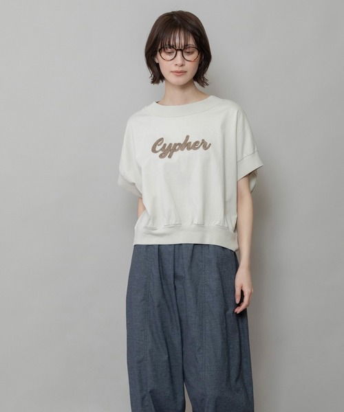 Cypher”ロゴ刺繍Tシャツ | Munich(ミューニック)公式通販