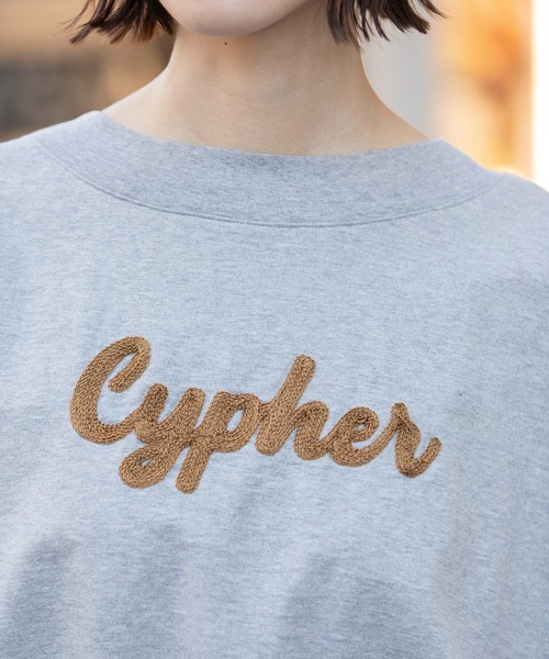 Cypher”ロゴ刺繍Tシャツ | Munich(ミューニック)公式通販