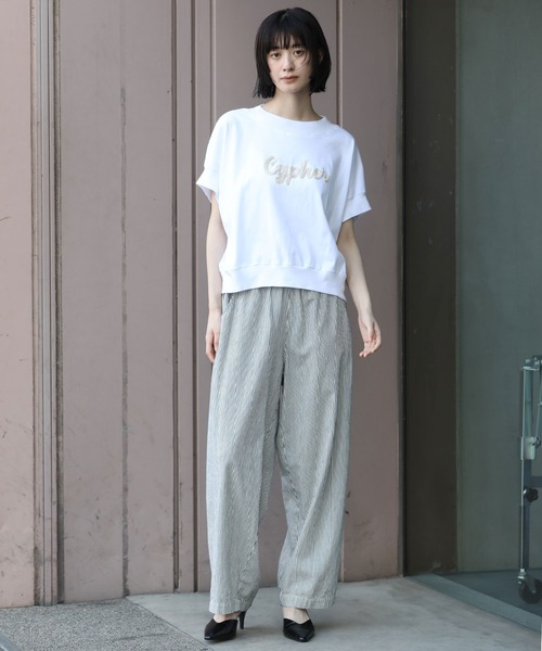 Cypher”ロゴ刺繍Tシャツ | Munich(ミューニック)公式通販