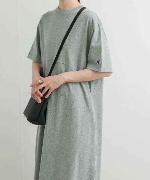 Champion(チャンピオン)の「『別注』CHAMPION×DOORS Jersey One-Piece(ワンピース・レディース・ブラック/グレー/ネイビー/ベージュ・ONE)」の3枚目の写真