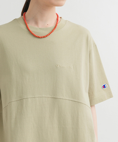 Champion(チャンピオン)の「『別注』CHAMPION×DOORS Jersey One-Piece(ワンピース・レディース・ブラック/グレー/ネイビー/ベージュ・ONE)」の6枚目の写真