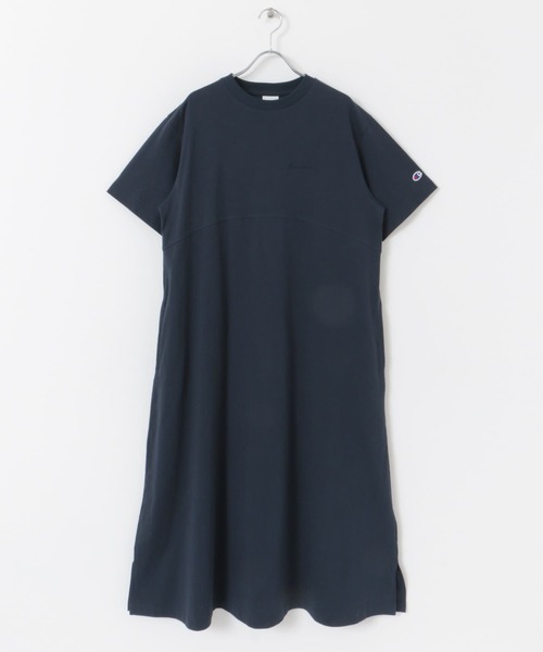 Champion(チャンピオン)の「『別注』CHAMPION×DOORS Jersey One-Piece(ワンピース・レディース・ブラック/グレー/ネイビー/ベージュ・ONE)」の21枚目の写真