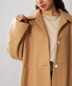 セール】【SETUP7】ビッグカラーバルマカーンコート ステンカラー